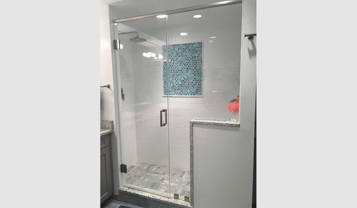 Chic Pastel Bath Bath Remodel Alexandria Va