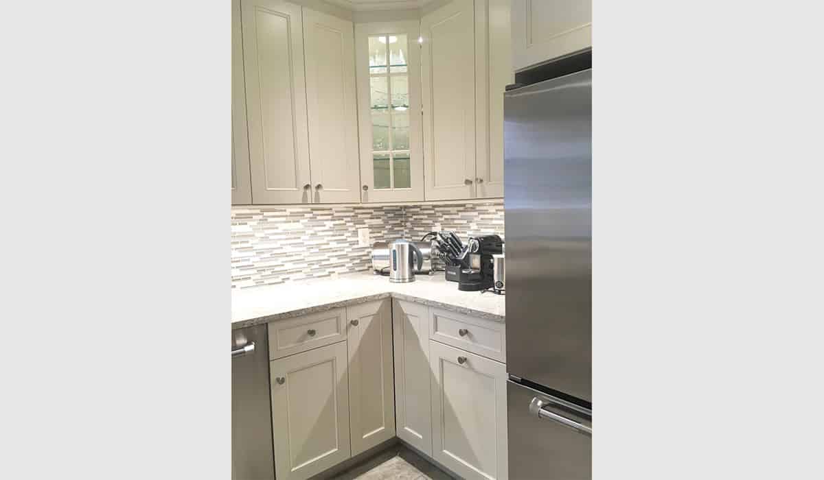 Bright White Kitchen Kitchen Storage Cabinets Alexandria Va