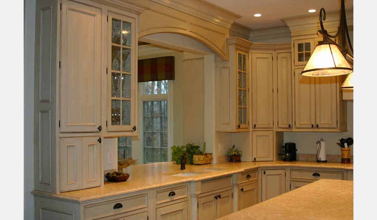 Warm White Kitchen Kitchen Cabinets Alexandria Va