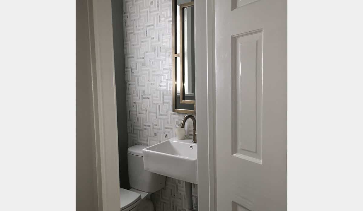 Clean And Sleek Bathroom Alexandria Kitchen & Bath Studio